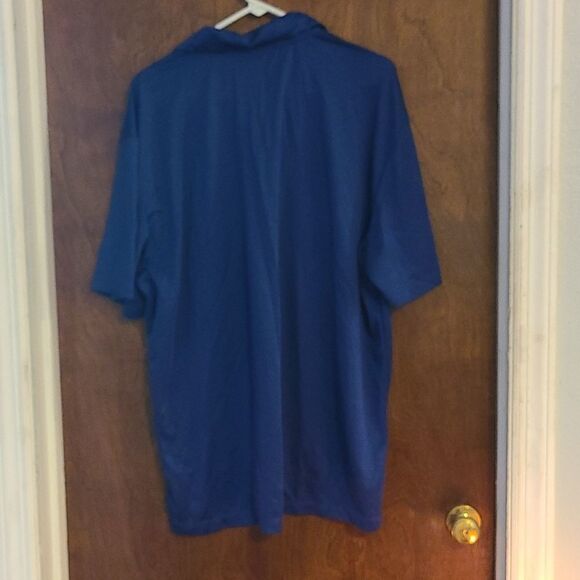 Men's 2XL Blue Short Sleeved Polo - Picture 4 of 4
